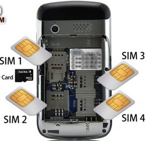 4 Sim Kartl Telefon